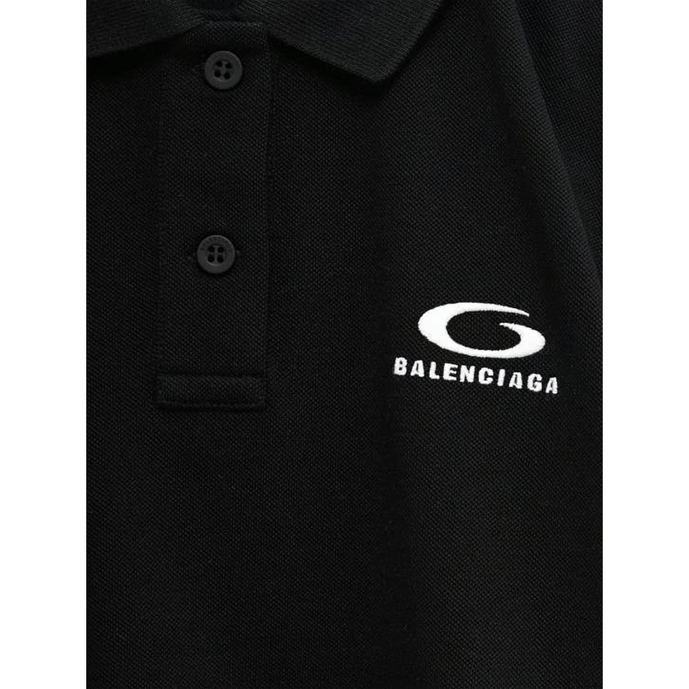 BALENCIAGA Short-Sleeved Polo Shirt With Classic Collar - Picture 2 of 3